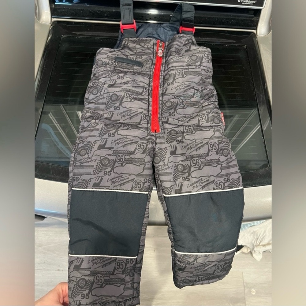 Lightning McQueen - Cars - 2T Snow Bib